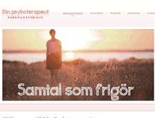 Tablet Screenshot of dinpsykoterapeut.se